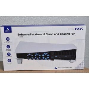 Nexigo Enhanced Horizontal Stand & Cooling Fan For Playstation 5, Both Editions